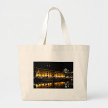 St Katherines Dock London night View Bags