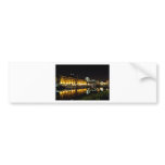 St Katherines Dock London night View bumper stickers