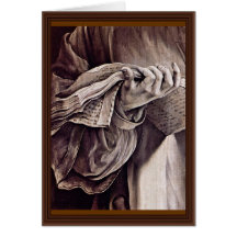 St. Lawrence Detail By Grünewald Mathis Gothart Greeting Cards