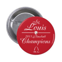 St Louis Baseball Champion Button
