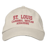 ST. LOUIS CARDINAL VATICAN ASSASSINS WOMEN'S CAP EMBROIDERED BASEBALL CAPS