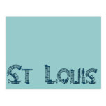 st louis instrument text post card