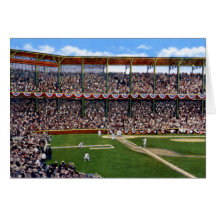 St. Louis Missouri Baseball at Sportsman's Park Greeting Cards