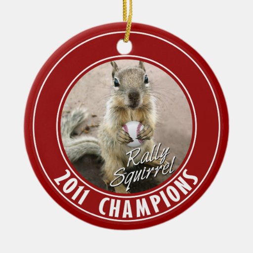 St. Louis Rally Squirrel 2011 Winners Christmas Tree Ornament