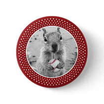 St Louis Rally Squirrel - baseball Pinback Buttons