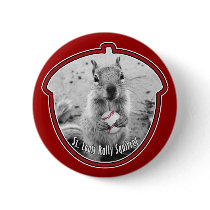 St Louis Rally Squirrel - baseball Pinback Buttons