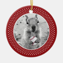 St. Louis Rally Squirrel Christmas Ornament