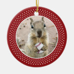 St. Louis Rally Squirrel Christmas Ornament