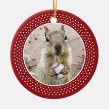 St. Louis Rally Squirrel Christmas Ornament