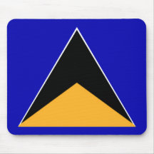 St. Lucia Flag Mousepad