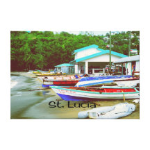 St. Lucia Gallery Wrapped Canvas