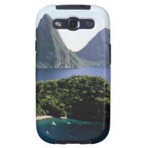 st_lucia_pitons_and_caribbean_sea galaxy s3 cases