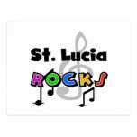 St. Lucia Rocks Postcard