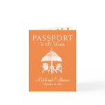 St. Lucia Wedding Passport Invitation