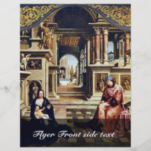 St. Luke Records The Madonna,  By Gossaert Jan (Be Full Color Flyer