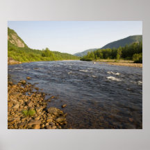 St. Marguerite river in Parc du Saguenay. Print