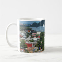 St. Martin and Marigot Bay Photo Coffee Mugs