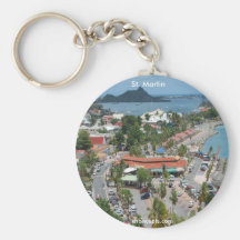 St. Martin and Marigot Bay Photo Key Chains