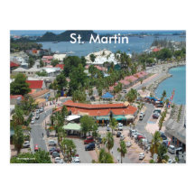 St. Martin and Marigot Bay Photo Postcard