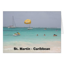 St. Martin - Caribbean Greeting Card