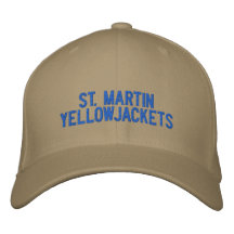 ST. Martin Yellowjackets hat Embroidered Baseball Caps