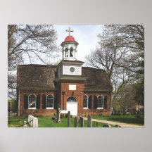St Mary Anne's Church, North East, Maryland Poster