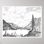 "St. Mary Lake, Glacier State Park" by Jeff Camden Posters