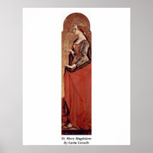 St. Mary Magdalene By Carlo Crivelli Posters