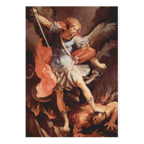 St Michael the Archangel Prayer Card Business Card Template