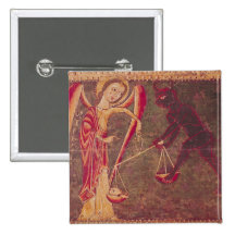 St. Michael Weighing Souls, from an altarpiece Buttons