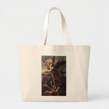 St Micheal and the Devil Tote Bag