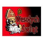 St. Nicholas Wesolych Swiat Postcard