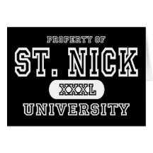 St. Nick University Dark Card