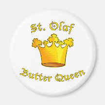 St. Olaf Butter Queen Products Fridge Magnet