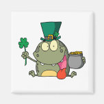 st paddy patty day froggy frog refrigerator magnets