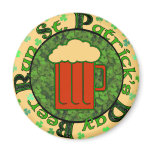 St Paddy's Beer Run Refrigerator Magnets