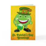 St. Pat Green Man Invitation or Greeting cards