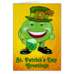 St. Pat Green Man Invitation or Greeting Card