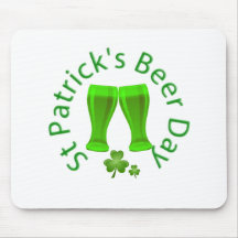 St Patrick bière jour 17 mars Tapis De Souris