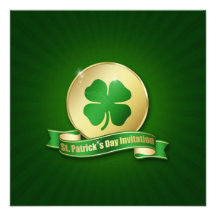 St. Patrick´s Day Coin - Invitation