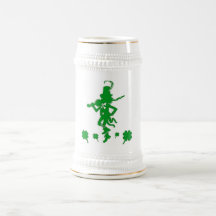 St. Patrick’s Day Leprechaun Shamrock  Mug