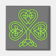 St. Patrick’s Day  Shamrock Clover Magnet