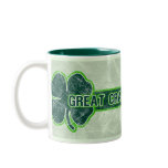 St. Patrick’s ‘Great Craic’ Shamrock Grunge Mug