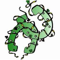 St. Patrick’s Horseshoes Shamrocks Photo Sculpture