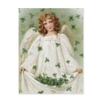 St. Patricks Angel bringing you good luck Post Cards