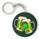 St. Patrick's Beer Mugs keychains