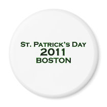 St. Patrick's Day 2011 - Boston Magnets