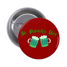 St. Patrick's Day Anstecknadelbutton