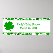 ST PATRICK'S DAY Baby Shower /  Birthday Banner Print