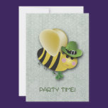 St. Patrick's Day BEE Invitation invitations